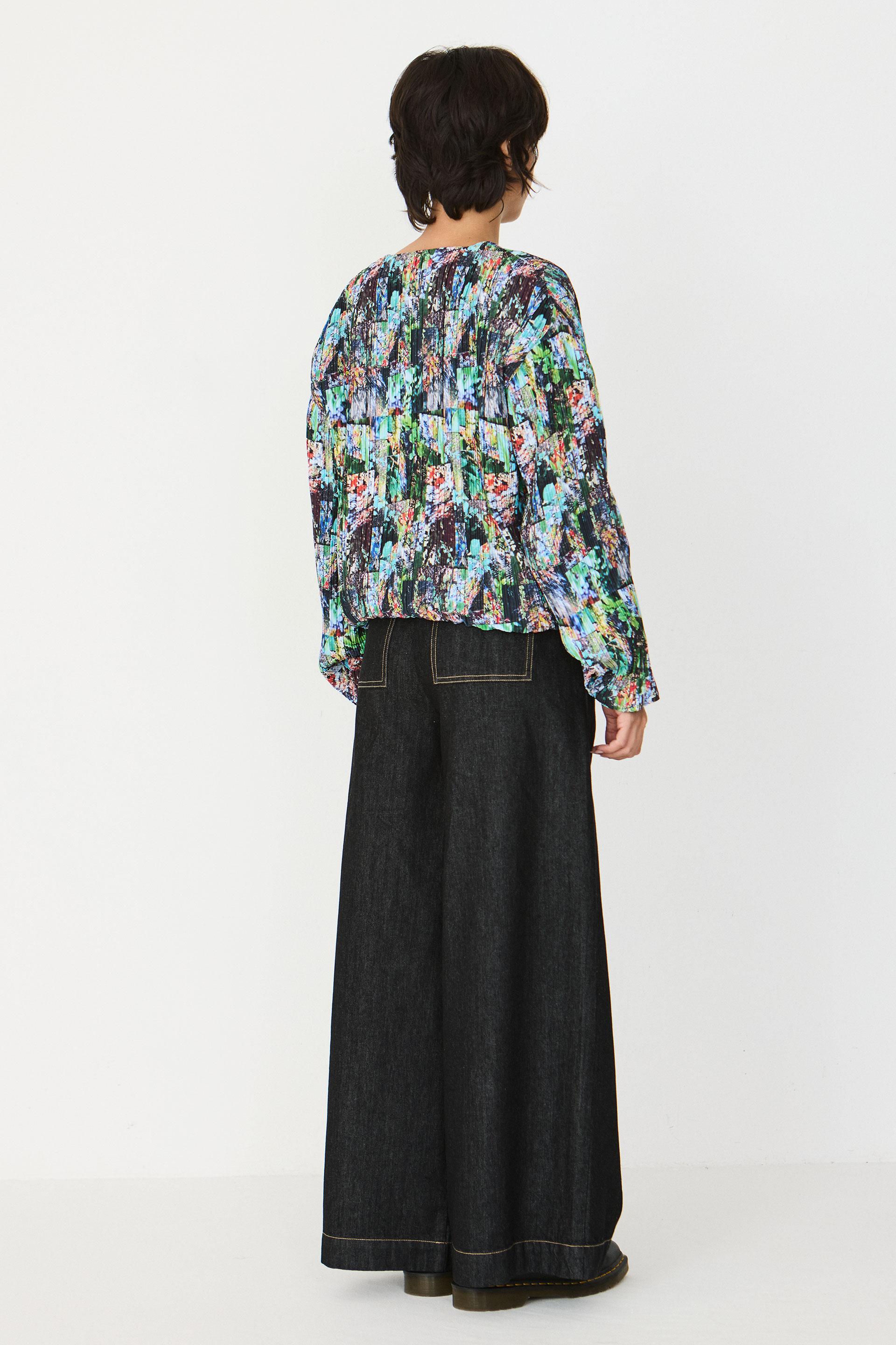 SKFK Jaka Jacket Damen cropped Bomberjacke Print multicolor